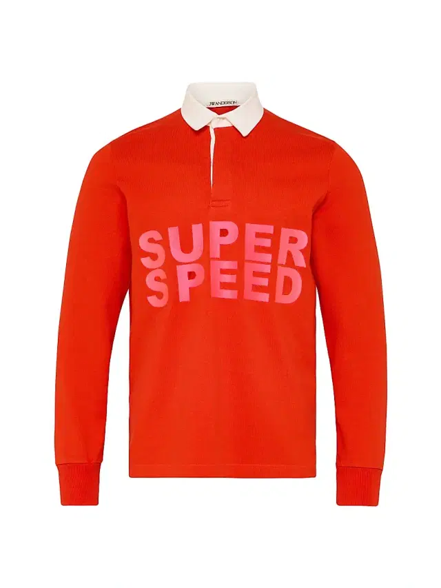 Men's Super Speed Rugby Polo Shirt - Bright Red