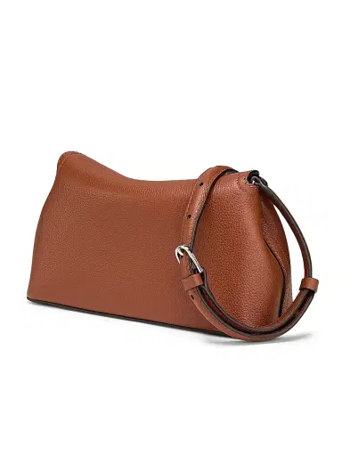 TOTEME Women's T-Lock Grained-Leather Clutch | Thumbnail 3 TOTEME Women's T-Lock Grained-Leather Clutch | Thumbnail 3