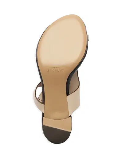 Alexandre Birman Women's Eliah 45MM Toe-Loop Leather Sandals - Shell | Thumbnail 8