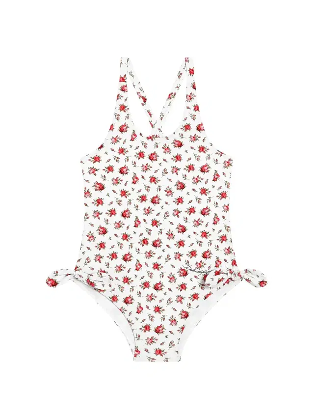 Little Girl's & Girl's Rose-Print One-Piece Swimsuit - Roselline