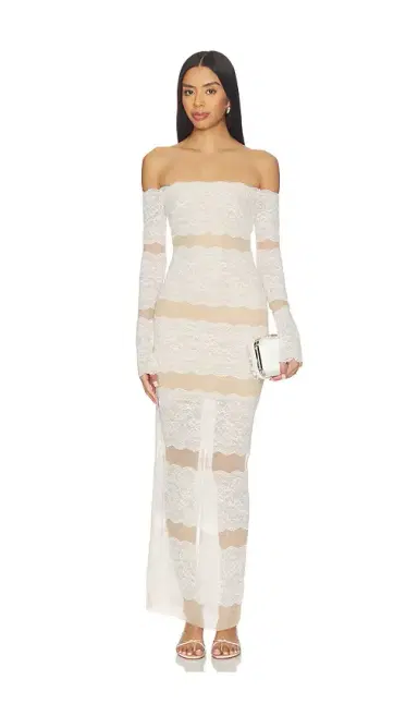 BLUMARINE Net Dress With Lace | Thumbnail 1 BLUMARINE Net Dress With Lace | Thumbnail 1