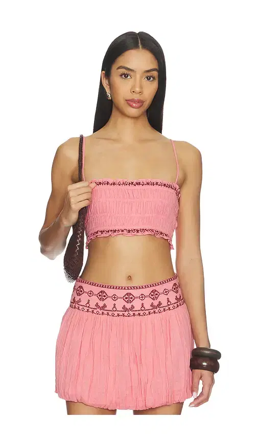 Smocking Bandeau Top