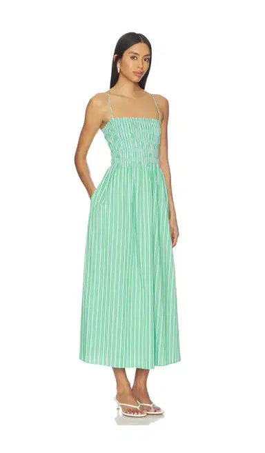 PISTOLA Bianca Shirred Bodice Dress | Thumbnail 2