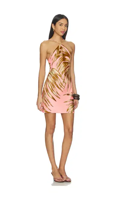 ROCOCO SAND Bias Halter Mini Dress | Thumbnail 2 ROCOCO SAND Bias Halter Mini Dress | Thumbnail 2