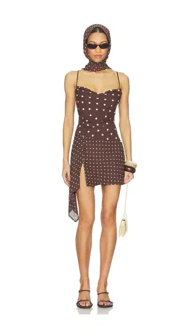 Runaway The Label Alora Scoop Neck Mini Dress | Thumbnail 2