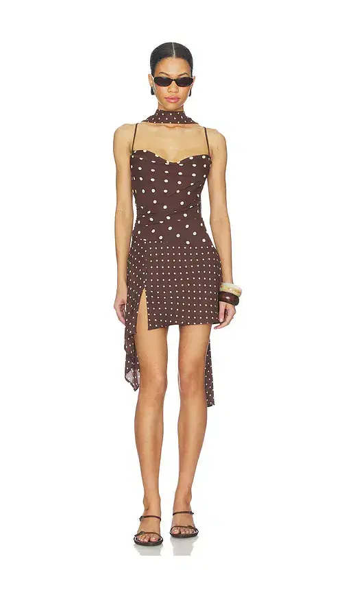 Runaway The Label Alora Scoop Neck Mini Dress