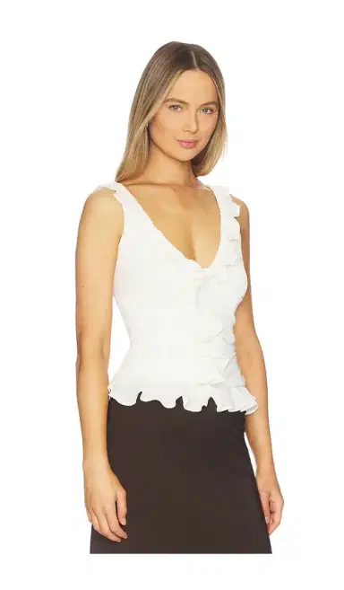 Runaway The Label Alexina Sleeveless Ruffle Top | Thumbnail 2 Runaway The Label Alexina Sleeveless Ruffle Top | Thumbnail 2