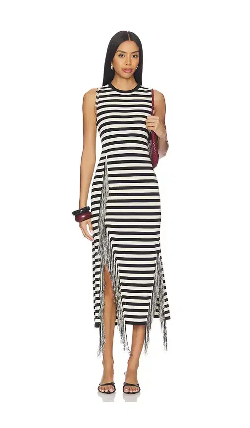 Sabine Fringe Knit Dress