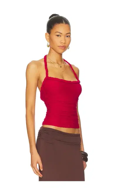 SNDYS Gianna Ruched Halterneck Top | Thumbnail 2 SNDYS Gianna Ruched Halterneck Top | Thumbnail 2