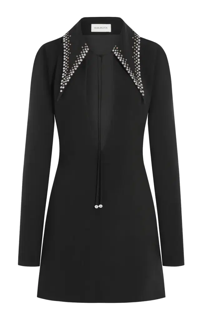 Imre Embellished Crepe Mini Dress