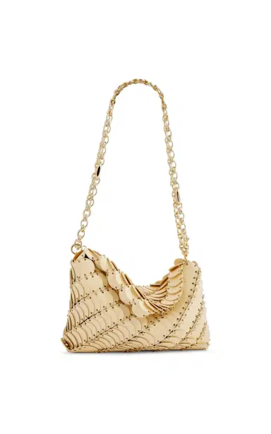 Rabanne Leather Paillette Shoulder Bag | Thumbnail 4