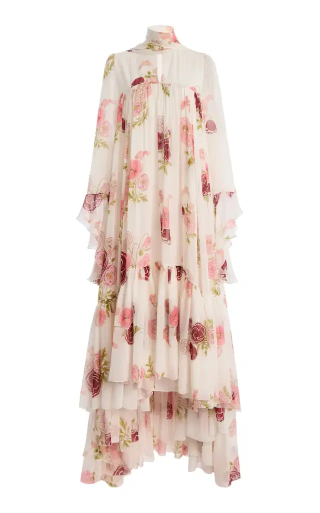 Floral Georgette Maxi Dress