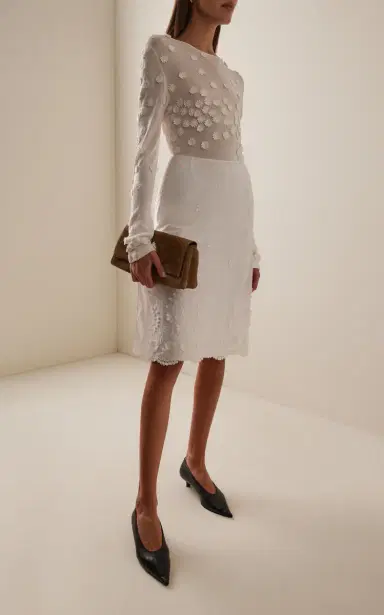 Altuzarra Malik Embellished Cotton Midi Skirt | Thumbnail 2 Altuzarra Malik Embellished Cotton Midi Skirt | Thumbnail 2