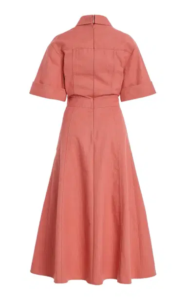 Carolina Herrera Button-Front Denim Dress | Thumbnail 6