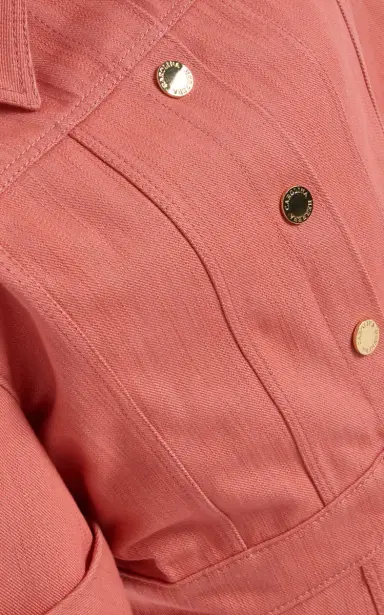 Carolina Herrera Button-Front Denim Dress | Thumbnail 7