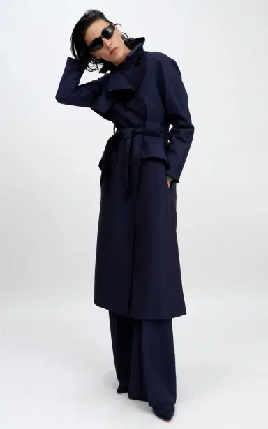 Martin Grant Wide Leg Wool Pants | Thumbnail 2
