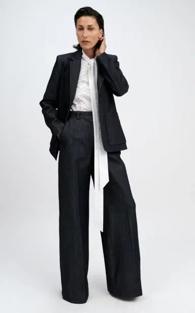 Martin Grant Balloon Sleeve Cotton Top | Thumbnail 2