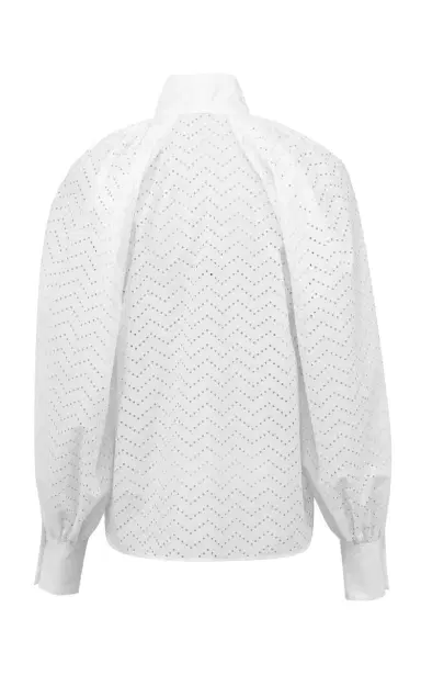 Martin Grant Balloon Sleeve Cotton Top | Thumbnail 3