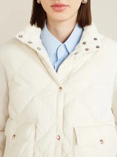Moncler Cropped Knitted And Padded Quilted Shell Down Cardigan | Thumbnail 5