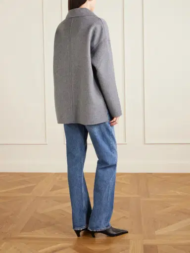 Anine Bing Luca Wool And Cashmere-blend Jacket | Thumbnail 4 Anine Bing Luca Wool And Cashmere-blend Jacket | Thumbnail 4
