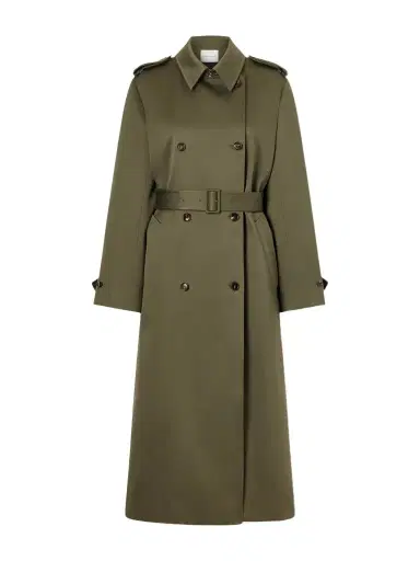 Veronica de Piante Amara Double-breasted Belted Cotton Trench Coat | Thumbnail 1 Veronica de Piante Amara Double-breasted Belted Cotton Trench Coat | Thumbnail 1