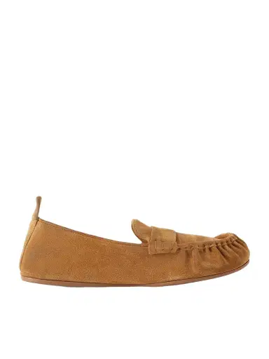 Acne Studios Distressed Suede Loafers | Thumbnail 1 Acne Studios Distressed Suede Loafers | Thumbnail 1