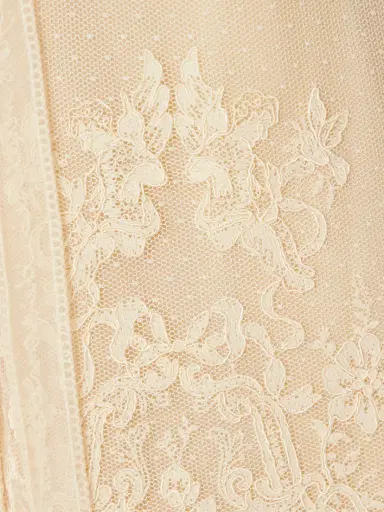 Zimmermann Luna Scalloped Gathered Lace And Point D'esprit Blouse | Thumbnail 4 Zimmermann Luna Scalloped Gathered Lace And Point D'esprit Blouse | Thumbnail 4