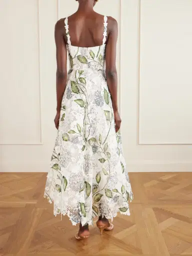 Oscar de la Renta Floral-print Guipure Lace Gown | Thumbnail 3 Oscar de la Renta Floral-print Guipure Lace Gown | Thumbnail 3