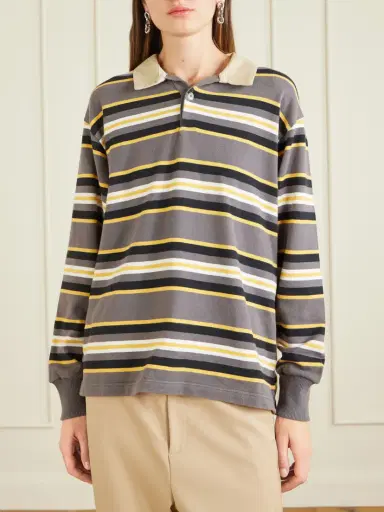 Sanderlak Striped Cotton-jersey Polo Shirt | Thumbnail 3 Sanderlak Striped Cotton-jersey Polo Shirt | Thumbnail 3