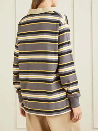 Sanderlak Striped Cotton-jersey Polo Shirt | Thumbnail 4 Sanderlak Striped Cotton-jersey Polo Shirt | Thumbnail 4