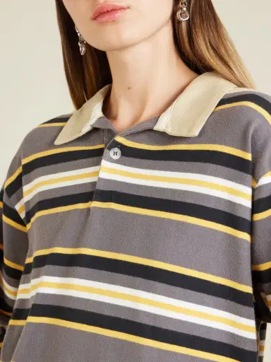 Sanderlak Striped Cotton-jersey Polo Shirt | Thumbnail 5 Sanderlak Striped Cotton-jersey Polo Shirt | Thumbnail 5