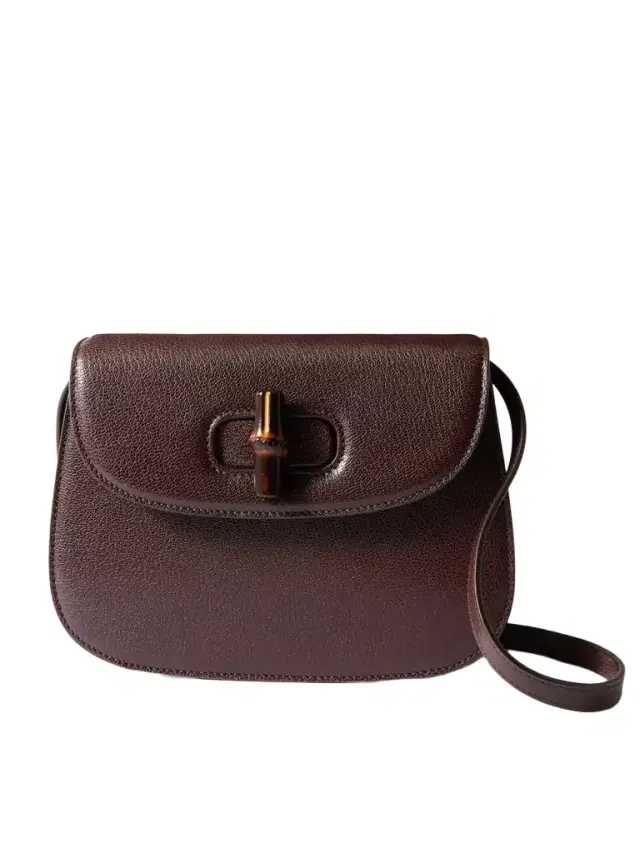 Bamboo Mini Textured-leather Shoulder Bag