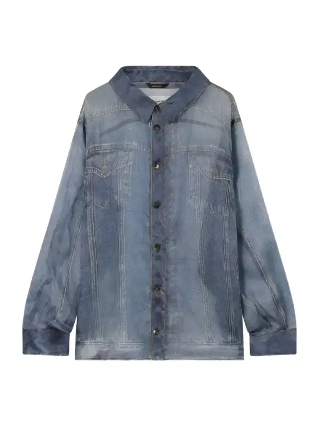 Maya Printed Silk-organza Shirt
