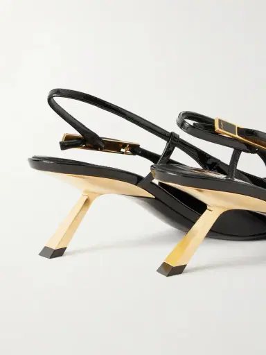 Saint Laurent Lee Patent-leather Slingback Pumps | Thumbnail 5 Saint Laurent Lee Patent-leather Slingback Pumps | Thumbnail 5