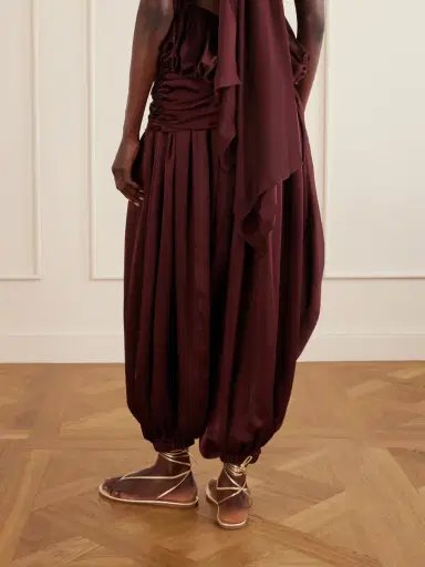 Zimmermann Luna Draped Silk Balloon Pants | Thumbnail 4