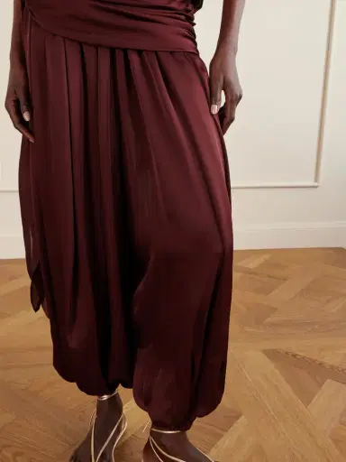 Zimmermann Luna Draped Silk Balloon Pants | Thumbnail 5