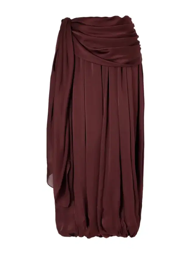 Luna Draped Silk Balloon Pants