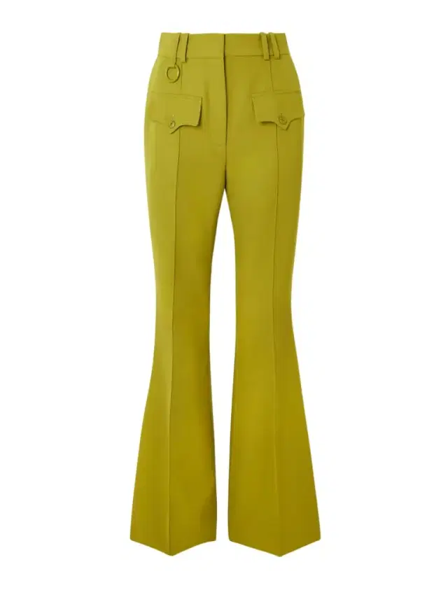 Luna Twill Wide-leg Pants