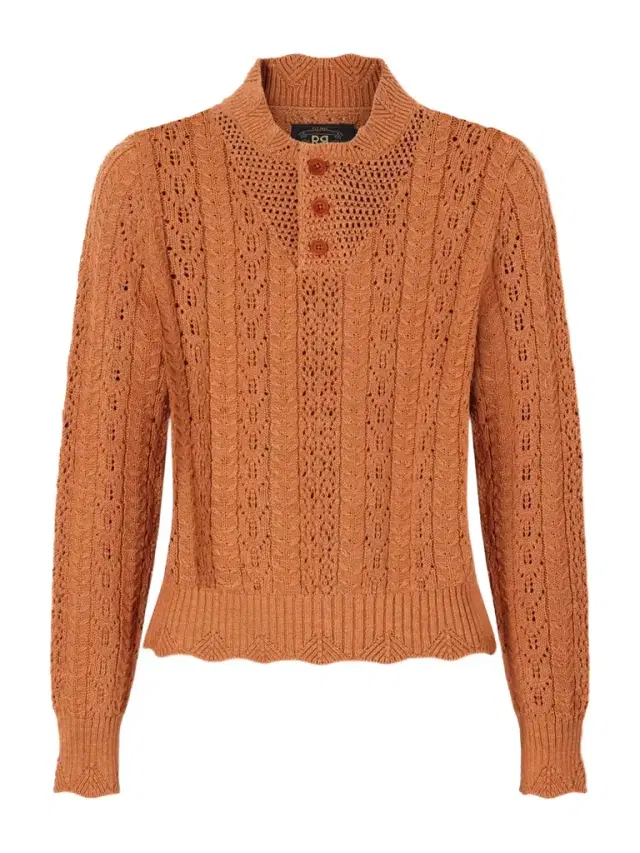 RRL Hannah Crocheted Cotton Sweater