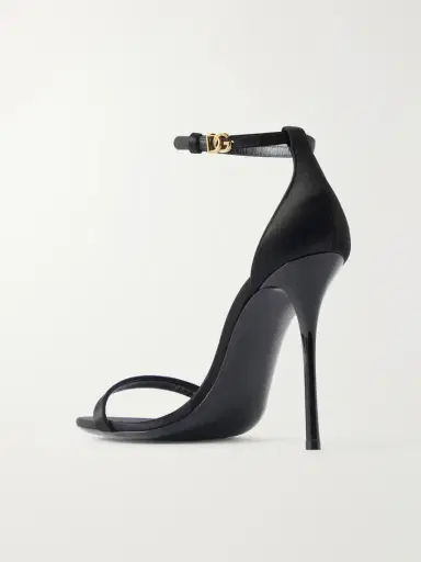Dolce & Gabbana Satin Sandals | Thumbnail 3 Dolce & Gabbana Satin Sandals | Thumbnail 3