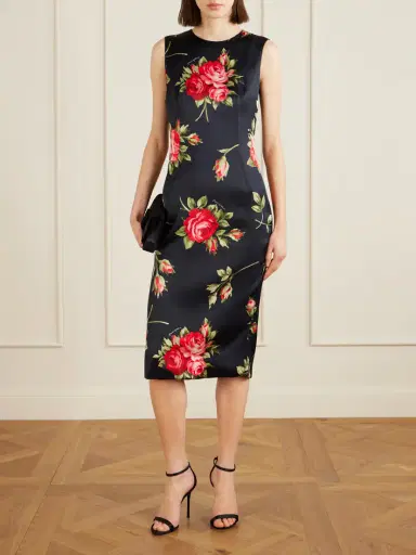 Dolce & Gabbana Satin Sandals | Thumbnail 4 Dolce & Gabbana Satin Sandals | Thumbnail 4