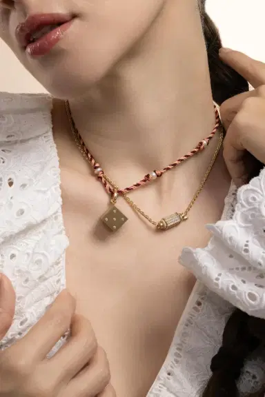 Marie Lichtenberg Diamond Micro Coco Necklace | Thumbnail 2