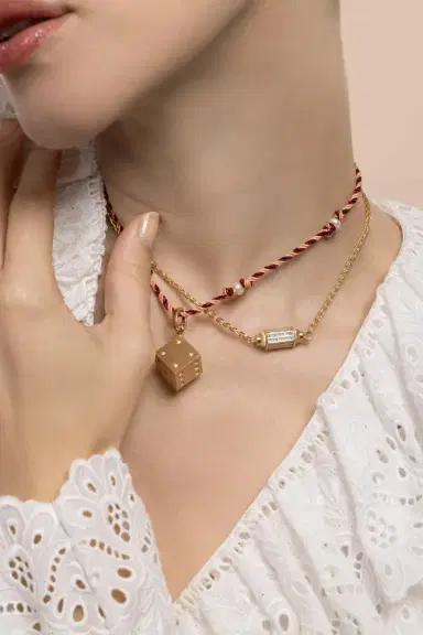 Marie Lichtenberg Diamond Micro Coco Necklace | Thumbnail 4