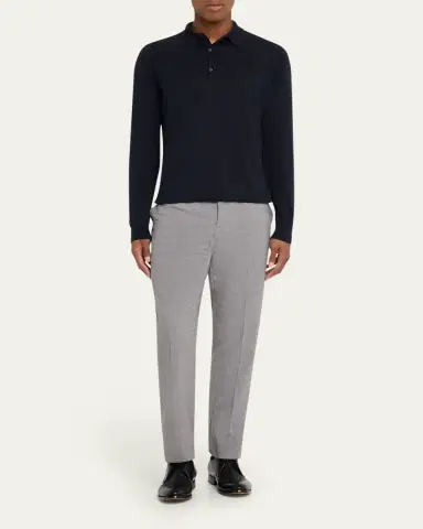 John Smedley Men's Bradwell Standard-Fit Polo Shirt | Thumbnail 6