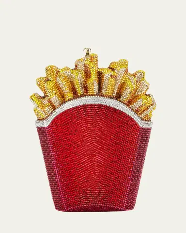 Judith Leiber Couture Fresh Hot French Fries Crystal Minaudiere Clutch Bag | Thumbnail 3 Judith Leiber Couture Fresh Hot French Fries Crystal Minaudiere Clutch Bag | Thumbnail 3