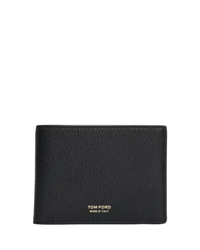 TOM FORD Men's Grained Leather T-Line Bifold Wallet