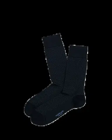 Marcoliani Men's Micro-Pindot Socks | Thumbnail 2