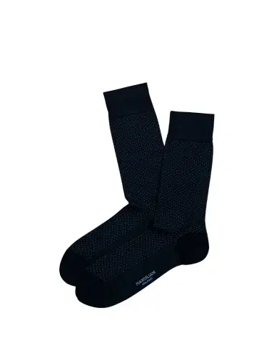 Marcoliani Men's Micro-Pindot Socks | Thumbnail 1
