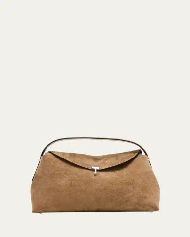 TOTEME T Lock Suede Top-Handle Bag | Thumbnail 6 TOTEME T Lock Suede Top-Handle Bag | Thumbnail 6