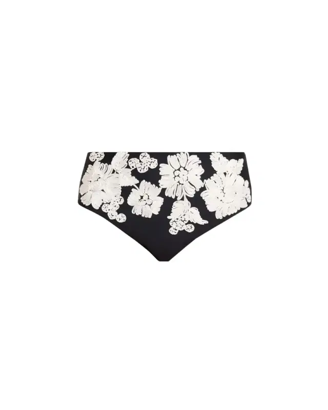SIMKHAI Francie Floral High-Waist Bikini Bottoms